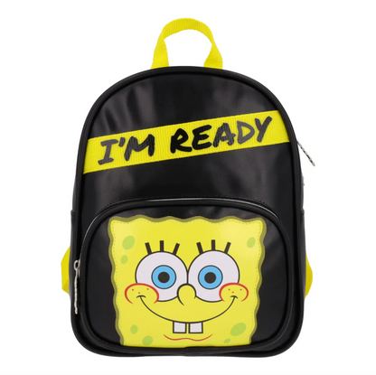 Mini Back Pack Mochila Bob Esponja Negro
