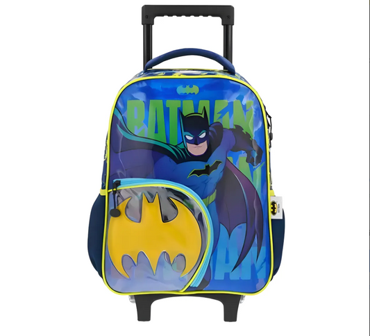 Mochila Batman con Ruedas Dc Comics Infantil