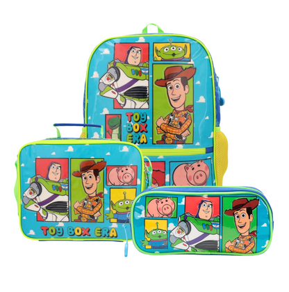 Set 3 en 1 Toy Story Mochila + Lonchera + Estuche