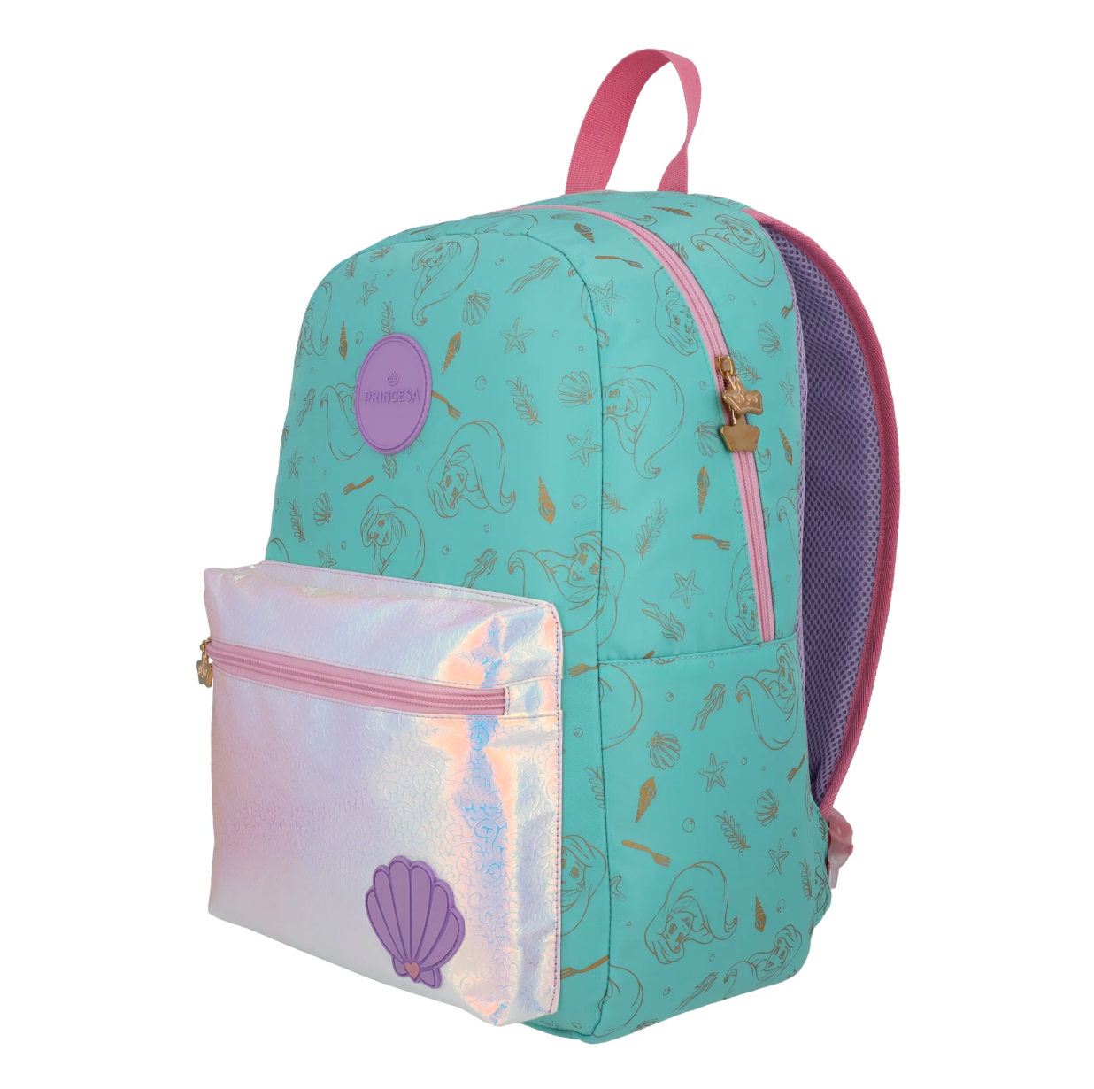 Mochila Juvenil Princesas Ariel La Sirenita