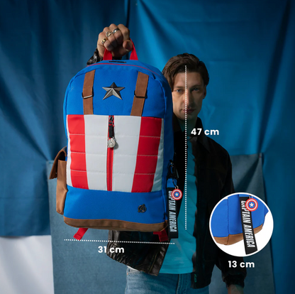Mochila Avengers Juvenil Capitan America