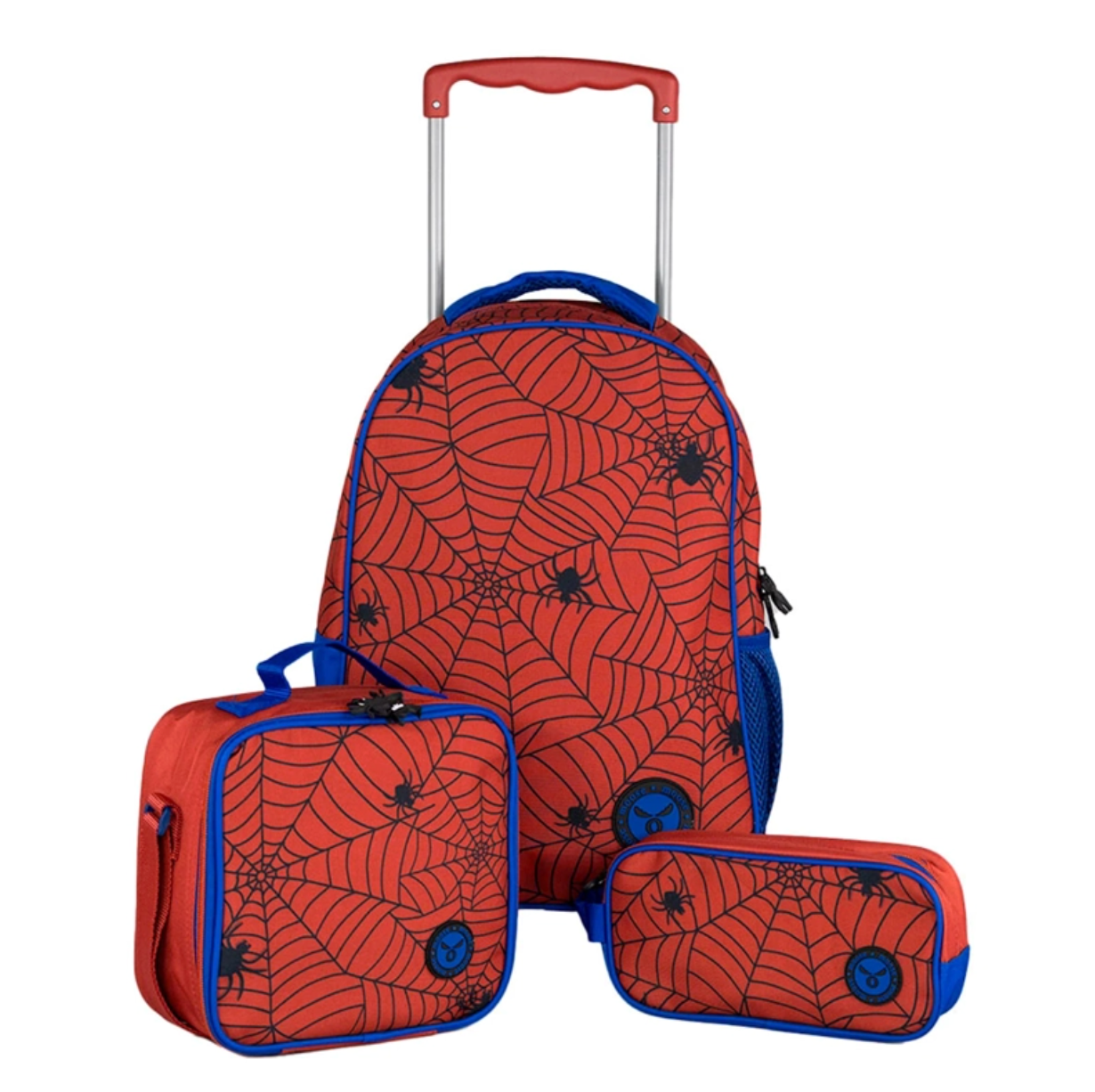 Pack Escolar Kids Spider Moose Mochila + Lonchera + Estuche