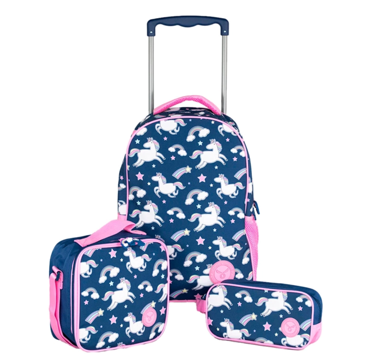 Pack Escolar Kids Unicornio Moose Mochila + Lonchera + Estuche
