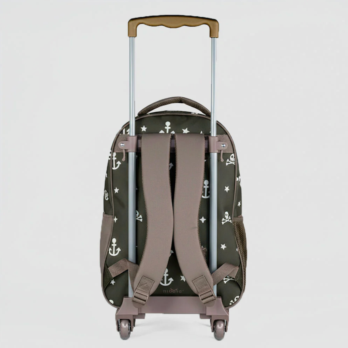 Pack Escolar Kids Pirata y Calavera Moose Mochila + Lonchera + Estuche