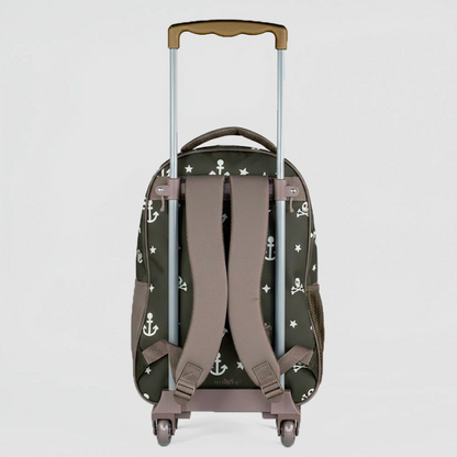 Pack Escolar Kids Pirata y Calavera Moose Mochila + Lonchera + Estuche
