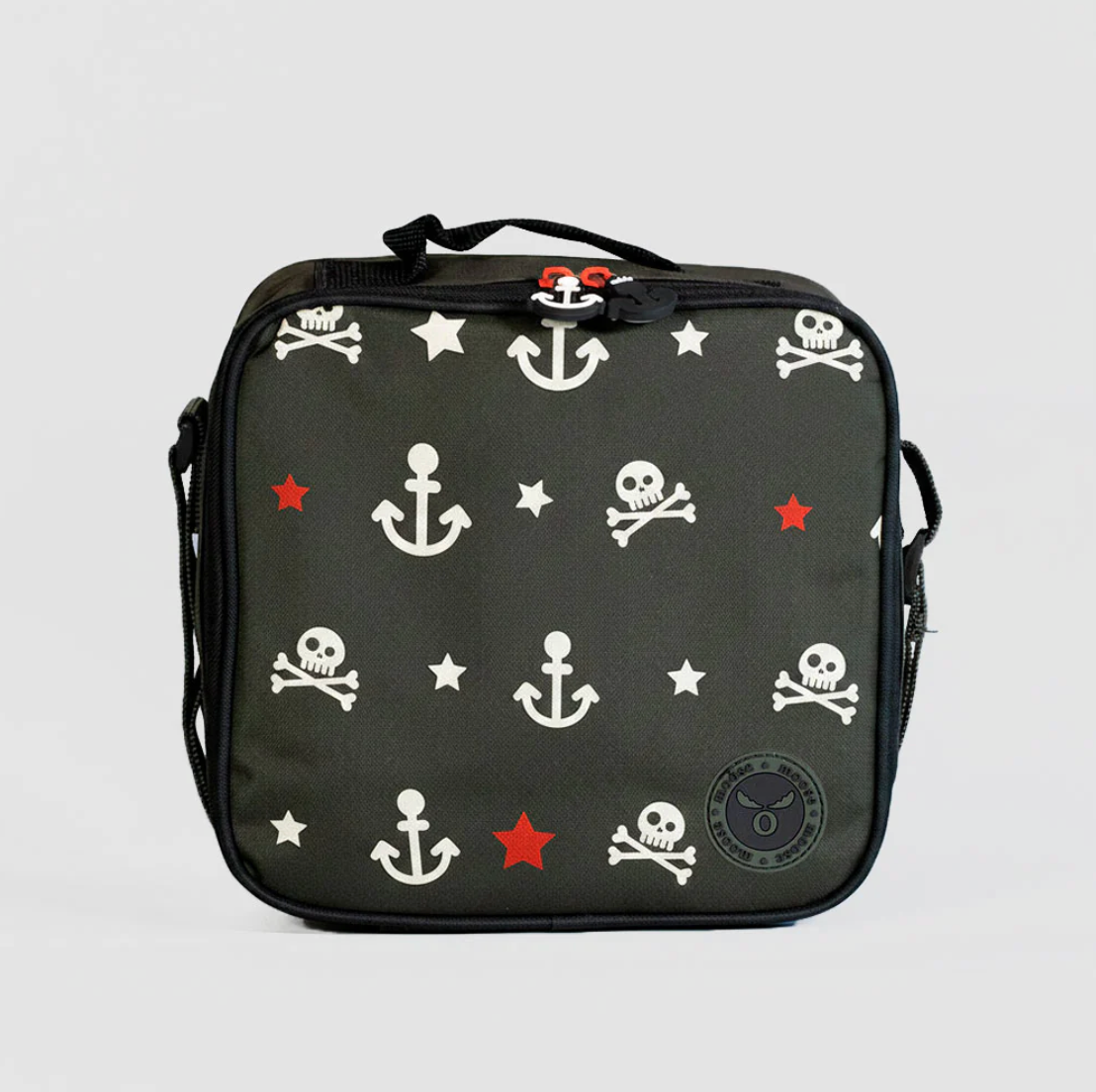 Pack Escolar Kids Pirata y Calavera Moose Mochila + Lonchera + Estuche
