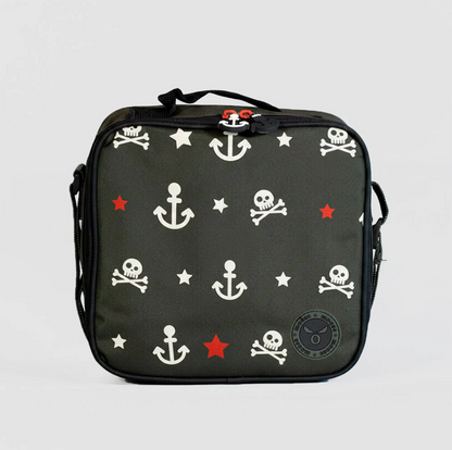 Pack Escolar Kids Pirata y Calavera Moose Mochila + Lonchera + Estuche