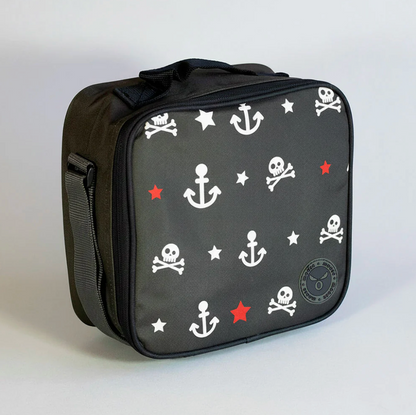 Pack Escolar Kids Pirata y Calavera Moose Mochila + Lonchera + Estuche