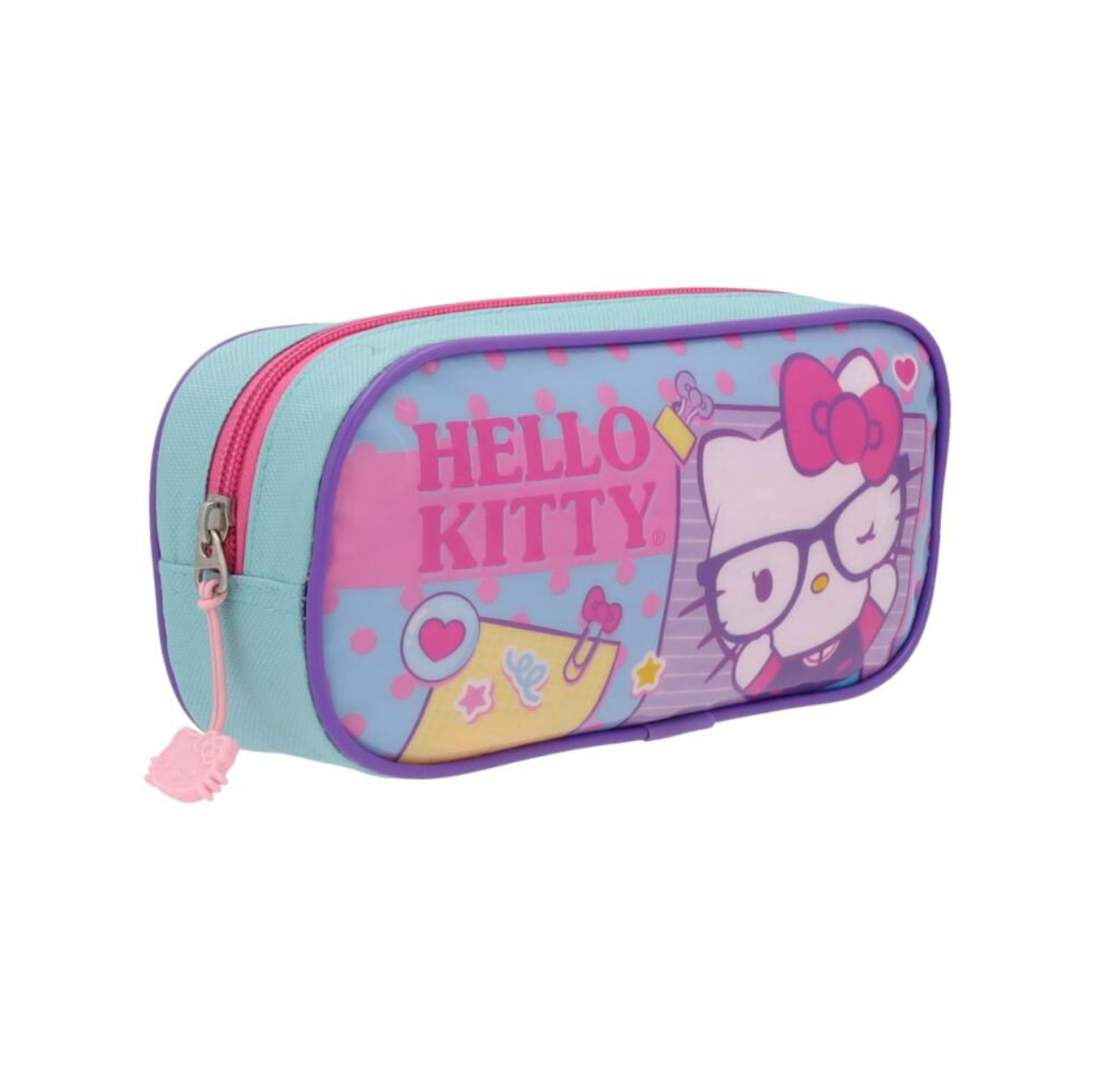 Pack Escolar Mochila con Ruedas Hello Kitty Infantil