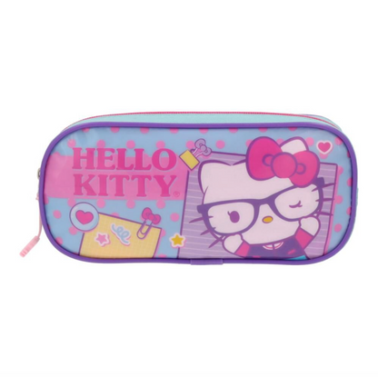 Pack Escolar Mochila con Ruedas Hello Kitty Infantil