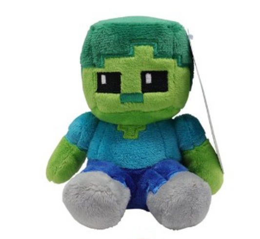 Peluche Minecraft 4.5 Mini Plush 12cm Zombie