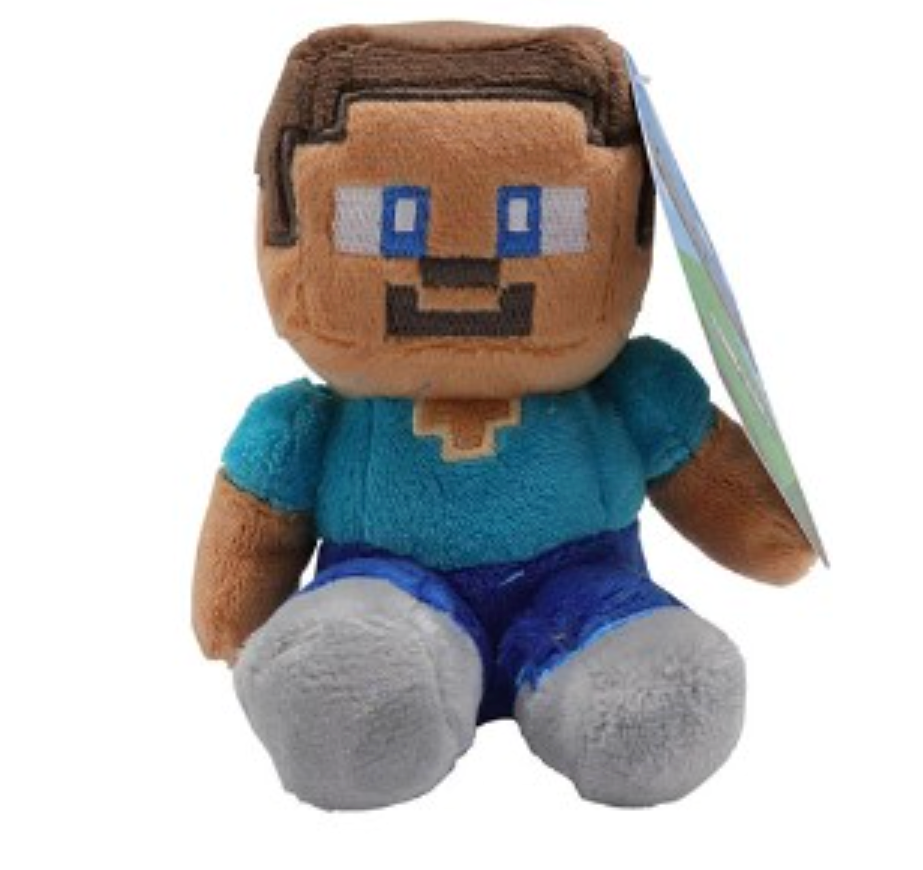 Peluche Minecraft 4.5 Mini Plush 12cm Steve