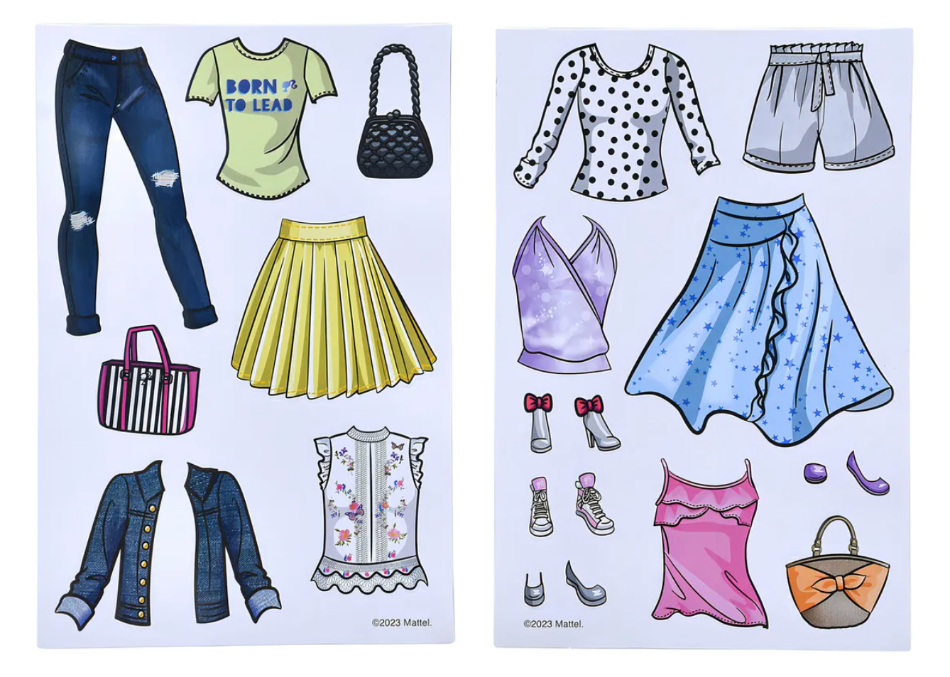 Set De Actividades Con Stickers De Barbie