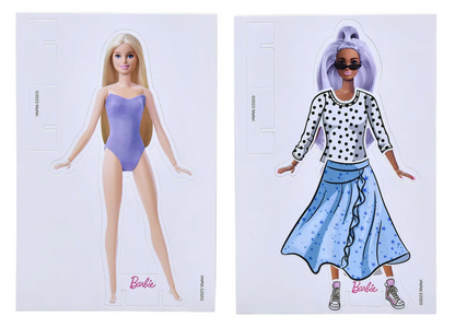 Set De Actividades Con Stickers De Barbie