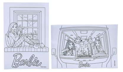 Set De Actividades Con Stickers De Barbie