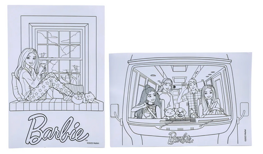 Set De Actividades Con Stickers De Barbie