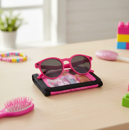 Barbie Set Billetera + Lentes Fashion