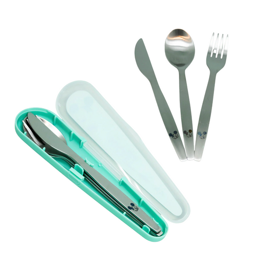 Set Tenedor y Cuchara Summer Mickey Disney