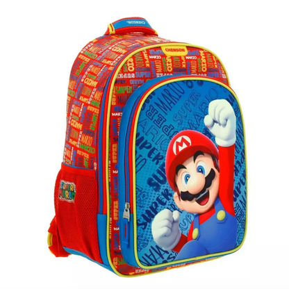 Mochila Infantil Super Mario Azul