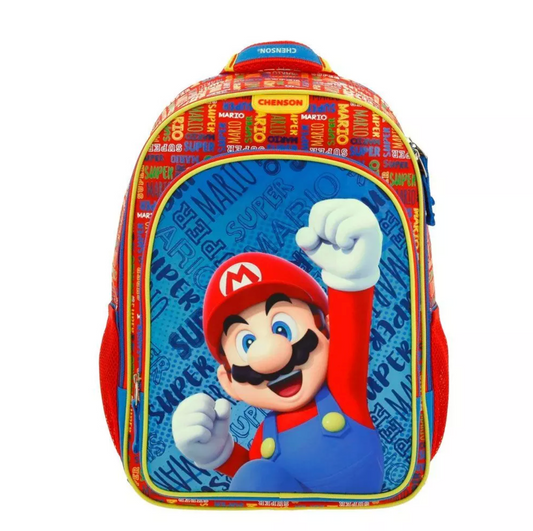 Mochila Infantil Super Mario Azul