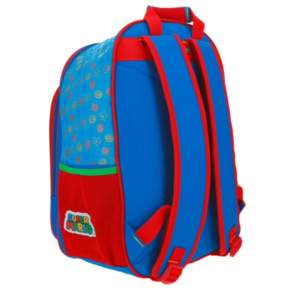 Mochila Super Mario Grande Azul