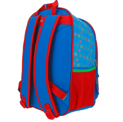 Mochila Super Mario Grande Azul