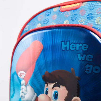 Mochila Super Mario Grande Azul