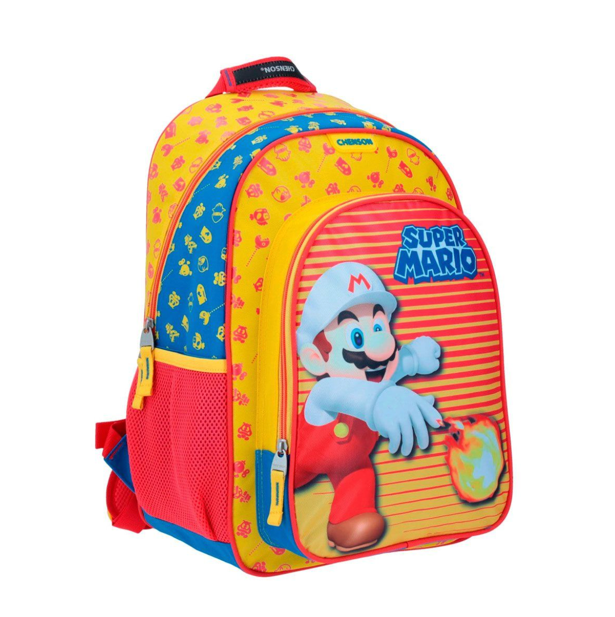 Mochila Grande Nintendo Super Mario Fire