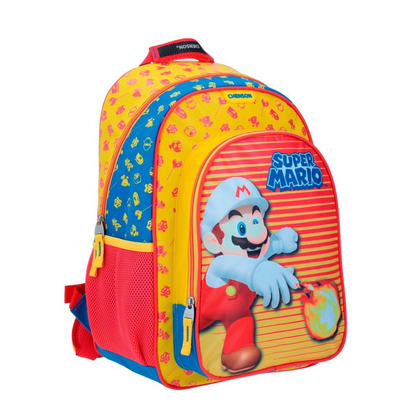 Mochila Grande Nintendo Super Mario Fire