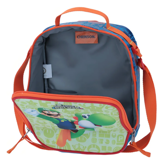 Lonchera Escolar Super Mario Luigi y Yoshi