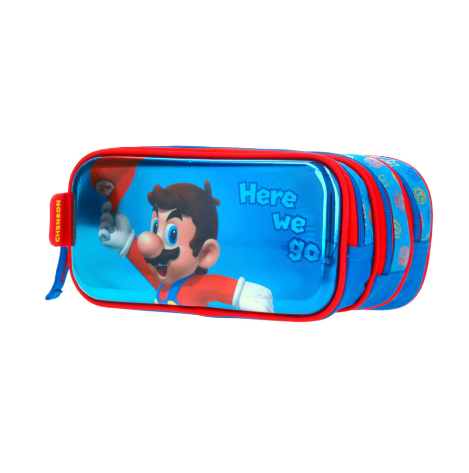 Estuche Triple Super Mario Bros