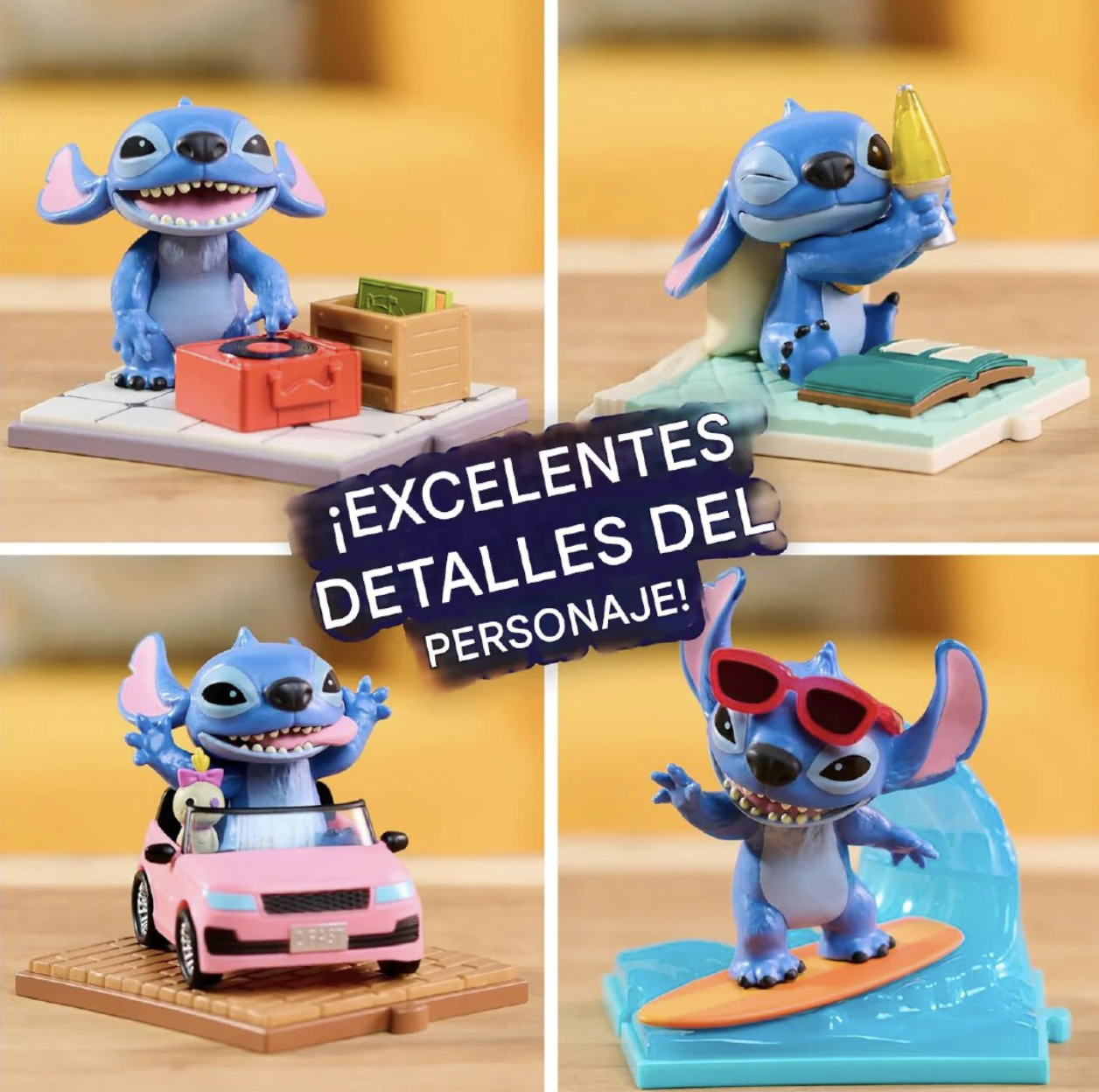 Stitch Figuras Pelicula Coleccionables En El Tiempo