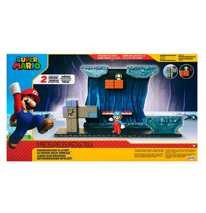 Juego Figura De Acción Super Mario Set Subterráneo