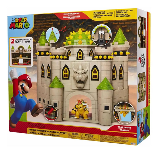 Juguete Escena Batalla Castillo De Bowser Super Mario