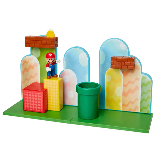 Set Super Mario Playset Acorn Plains Nintendo