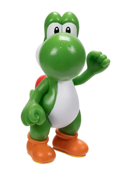 Mini Figura Articulada Yoshi - Super Mario 6,5cm