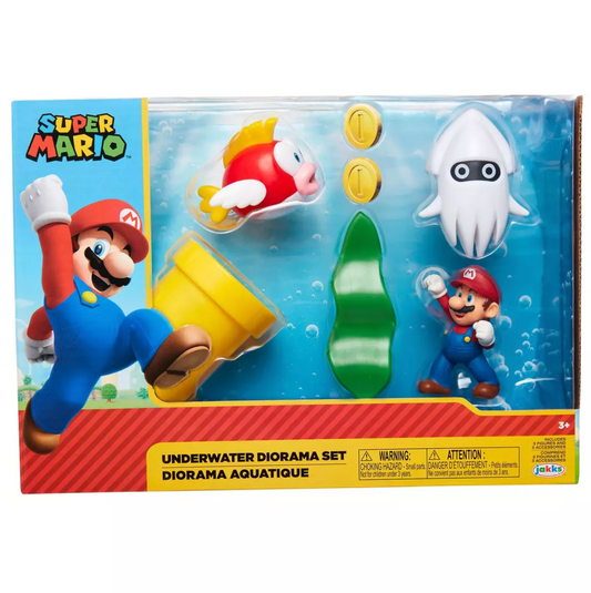 Set Super Mario Diorama Acuatico Jakks Pacific