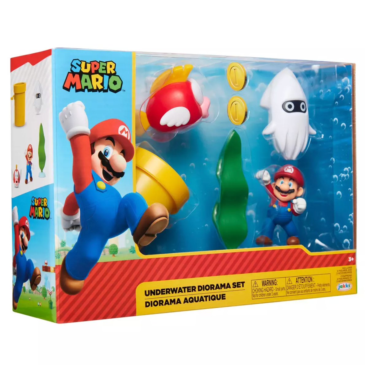 Set Super Mario Diorama Acuatico Jakks Pacific