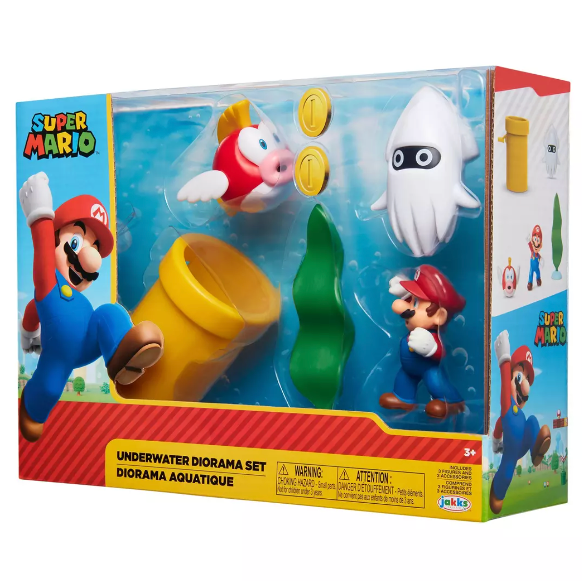 Set Super Mario Diorama Acuatico Jakks Pacific