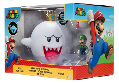 Set Figuras King Boo Super Mario De Nintendo