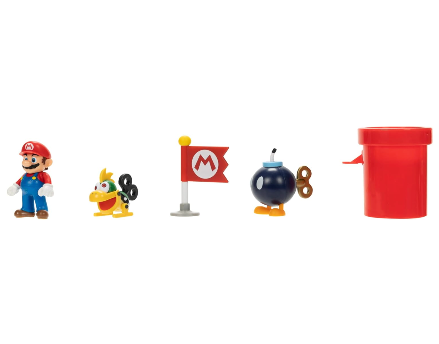 Juguete Playset Diorama Super Mario Cubierta De Aeronave