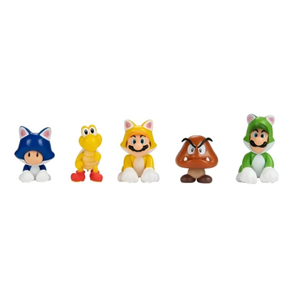 Set Figuras Super Mario Nintendo 3d World