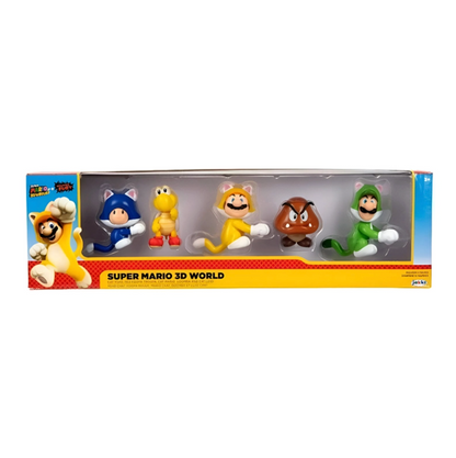 Set Figuras Super Mario Nintendo 3d World