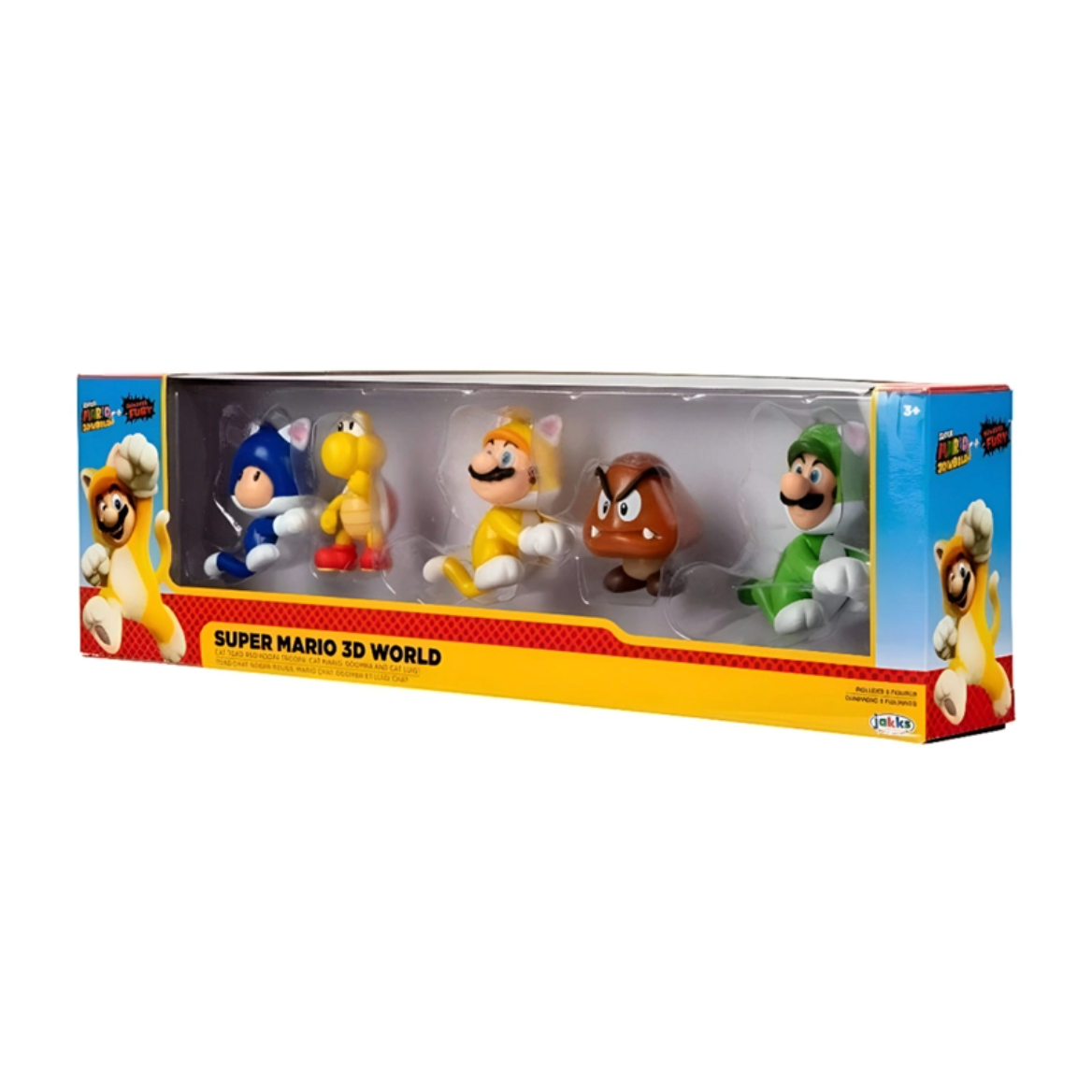 Set Figuras Super Mario Nintendo 3d World