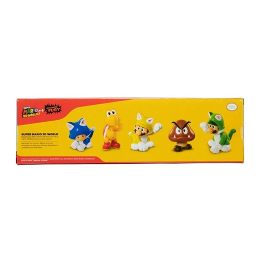 Set Figuras Super Mario Nintendo 3d World