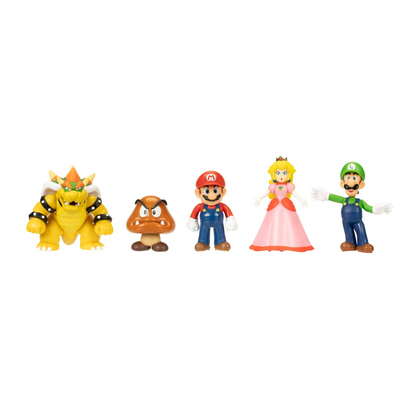 Juego Super Mario Barco Bowser Deluxe con 5 Figuras Playset