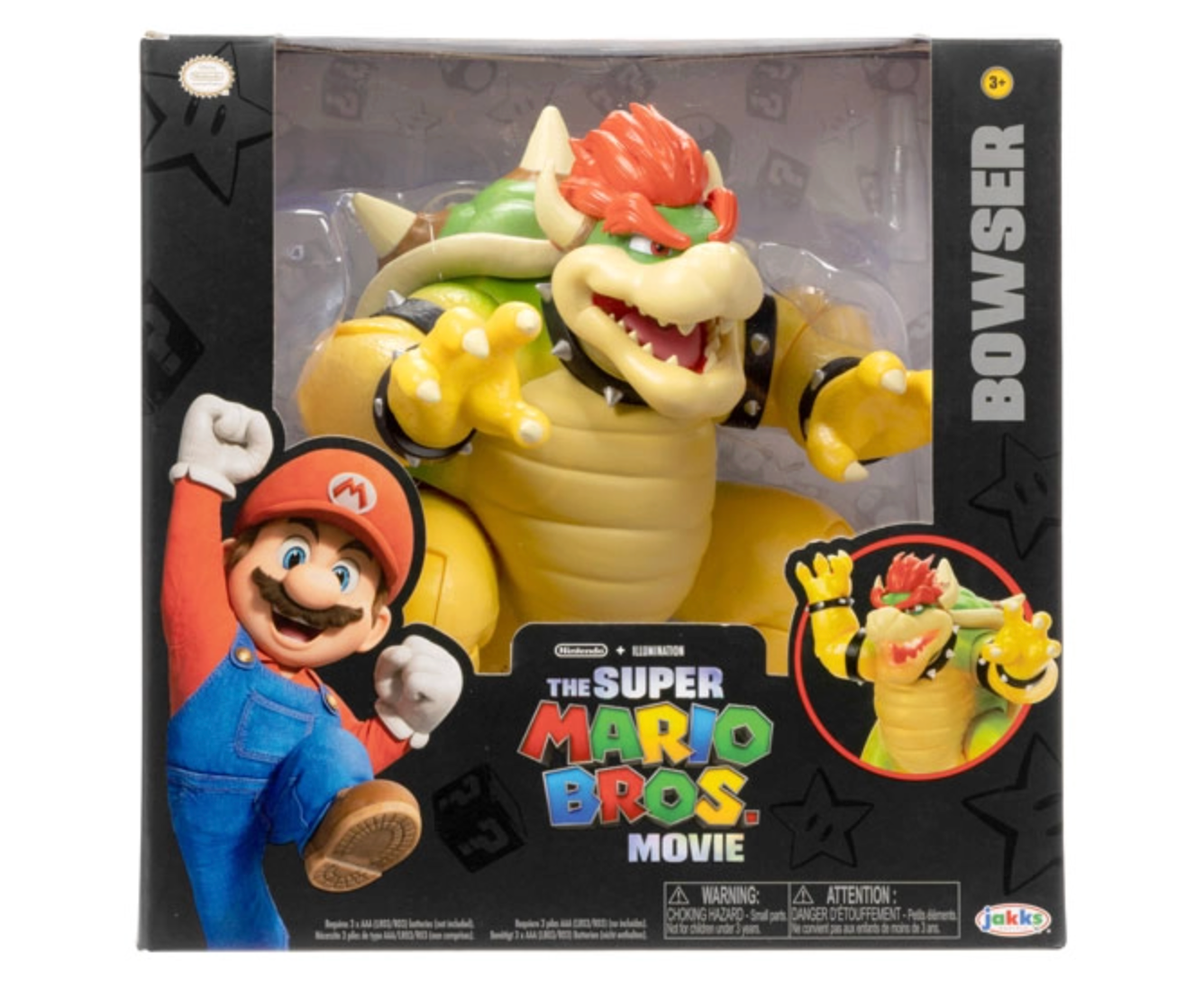 Juguete Super Mario Figura de acción Bowser con Humo