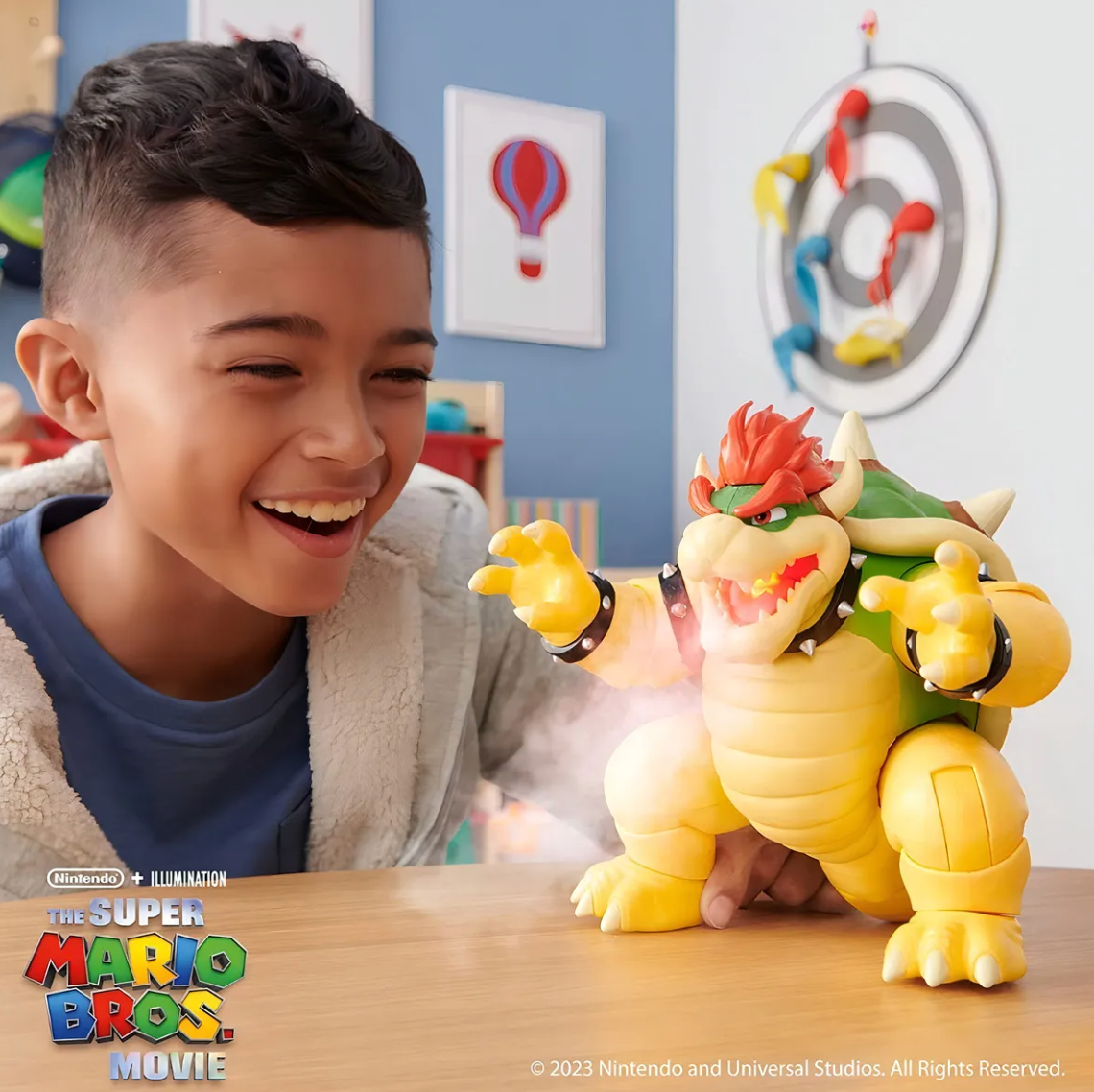 Juguete Super Mario Figura de acción Bowser con Humo