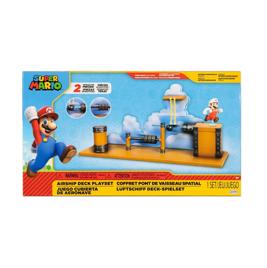 Set Super Mario Nintendo Cubierta De Aeronave Playset