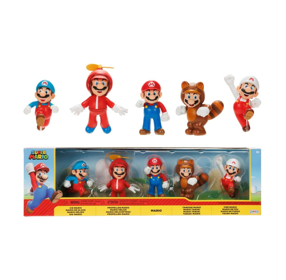 Figuras Nintendo Super Mario Bros 5 Transformaciones